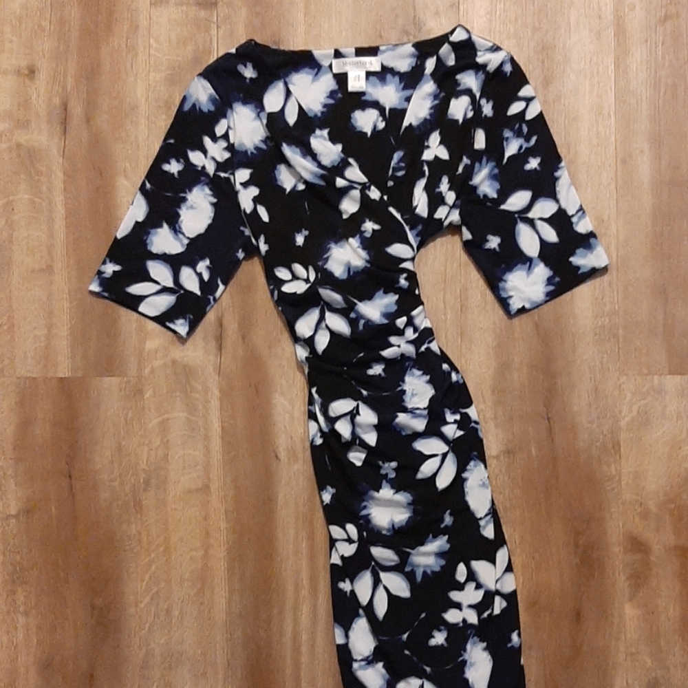 Motherhood Maternity Knee Length Wrap Dress